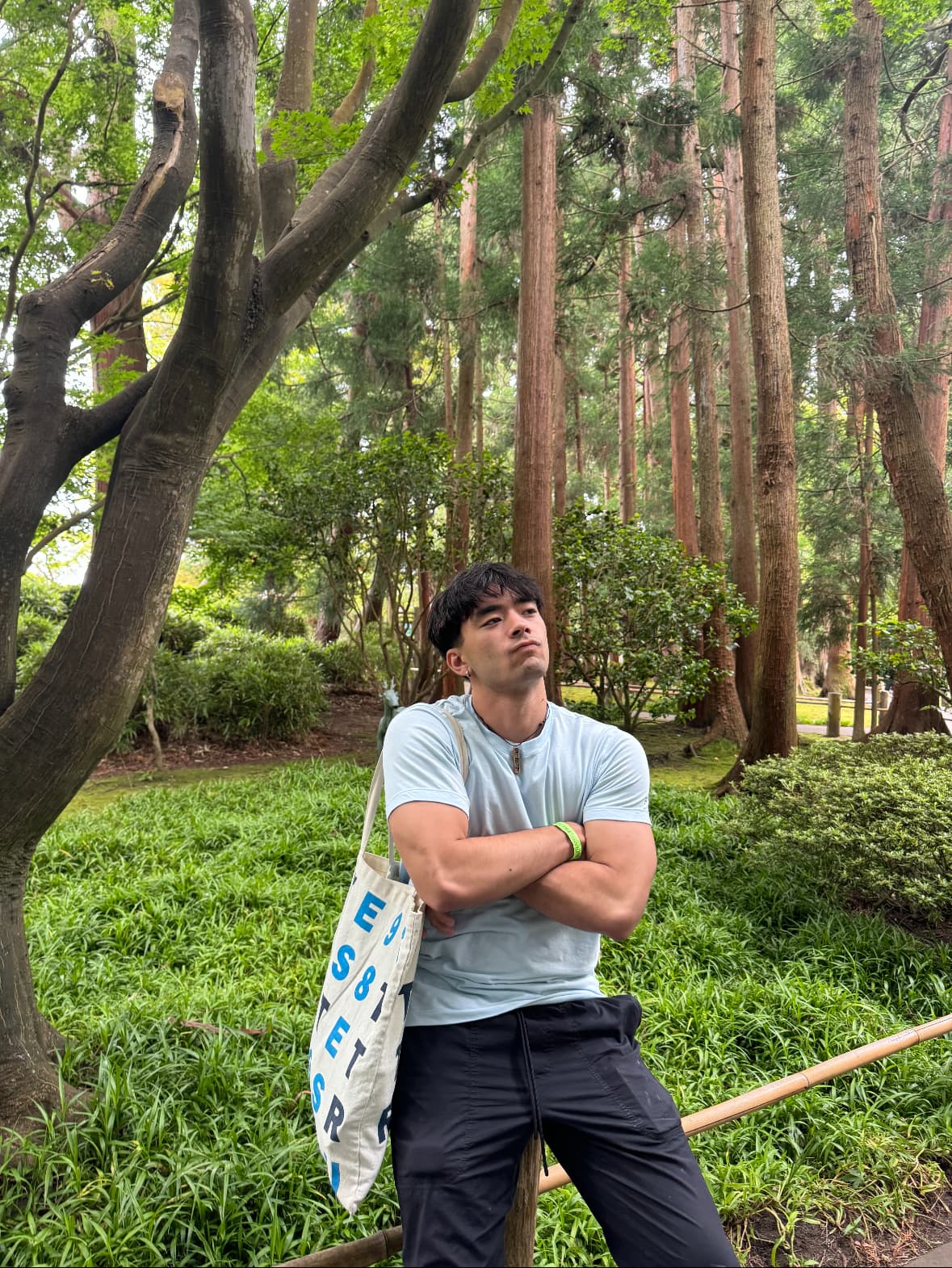 Portrait of Liam outdoors